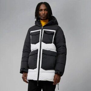 J.Lindeberg Galaxy Expedition Down Parka Jacket Black White Ski Snowboard Winter